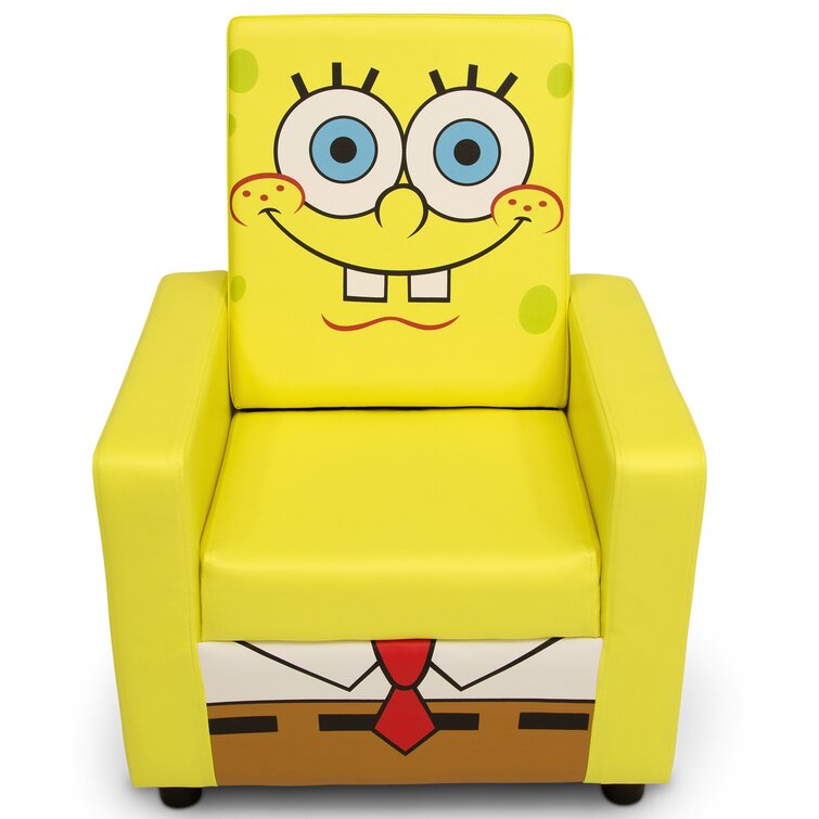 Delta Children SpongeBob SquarePants High Back Upholstered Kids